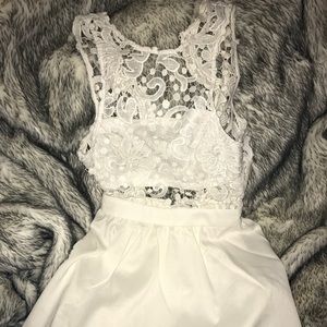 Beautiful white lace dress